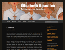 Tablet Screenshot of elisabethbeaulieu.com